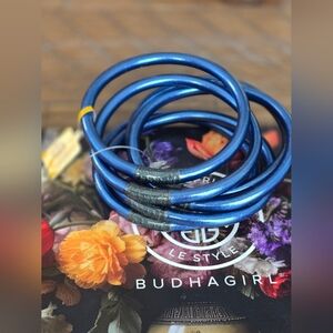 Budhagirl Marine Blue Awb Bangles Medium